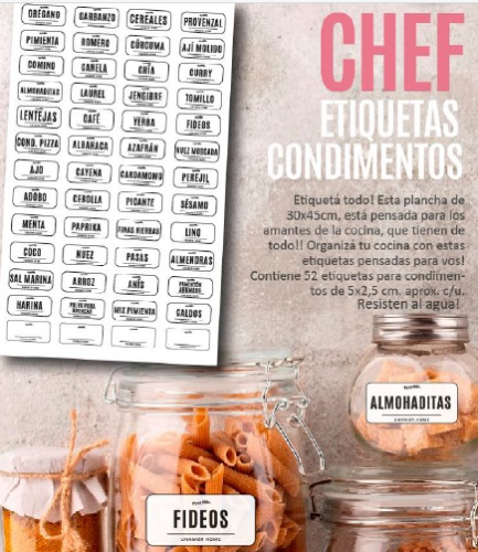 ec01 etiquetas chef