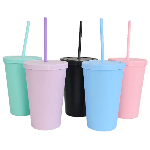 MU04 VASO NIÑO LISO CON SORBETE