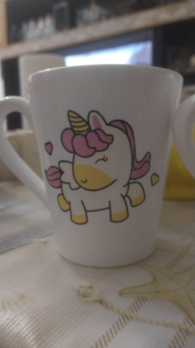 1118 taza conica unicornio