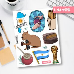 7816  STICKER COSTUMBRES 14X18