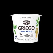 YOGUR GRIEGO NATURAL ALPINA