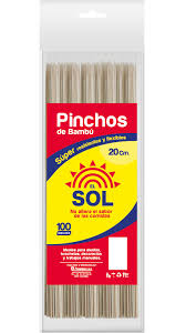 PALILLOS PINCHO BAMBU 25CM