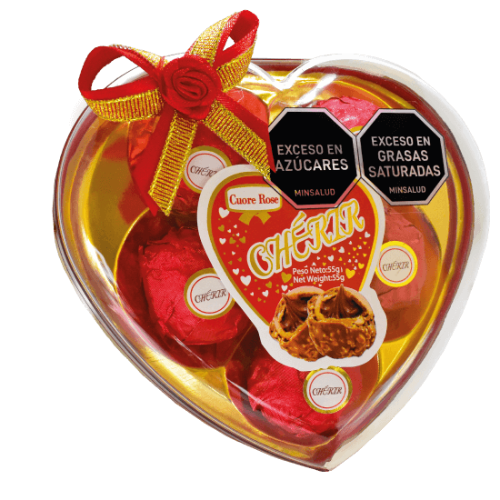 100021 - CHOCOLATE CORAZON ROJO X 50 GR