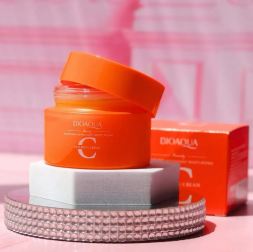 CREMA FACIAL ACLARANTE DE VITAMINA C BIOAQUA