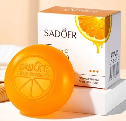 JABON EN BARRA BLANQUEADOR DE VITAMINA C SADOER