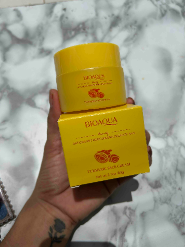 CREMA FACIAL Y ANTIOXIDANTE DE CURCUMA 60GR BIOAQUA