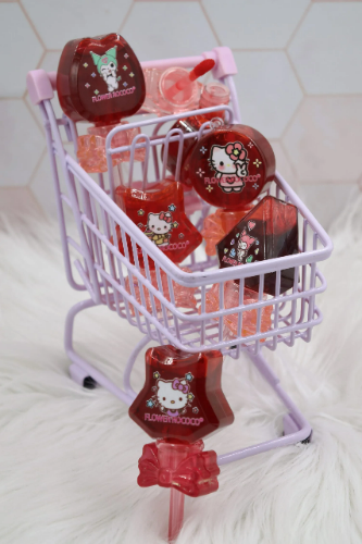 TINTA LABIOS FIGURAS HELLO KITTY - STAR/DIAMANTE/CIRCULAR