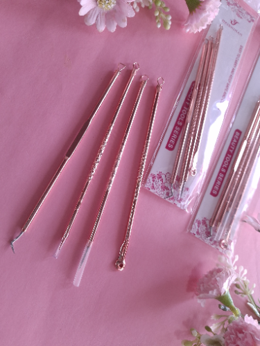 SET EXTRACTOR DE PUNTOS NEGROS ROSITA BEAUTY TOOLS