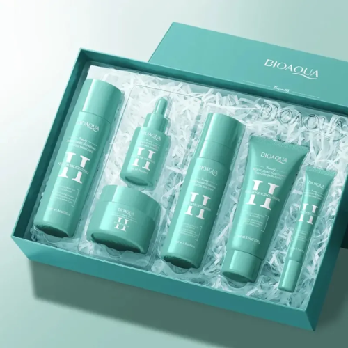 KIT DE CUIDADO FACIAL DE ACIDO HIALURONICO X6