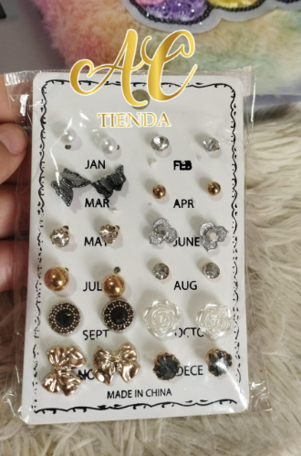 ARETES X 12 PAQUETE FANTASIA