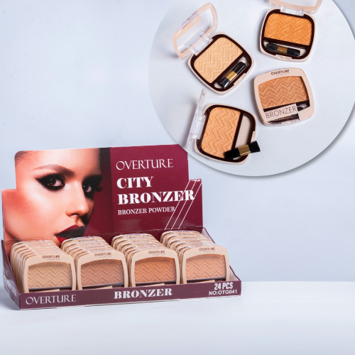 BRONZER COMPACTO CON APLICADOR OVERTURE