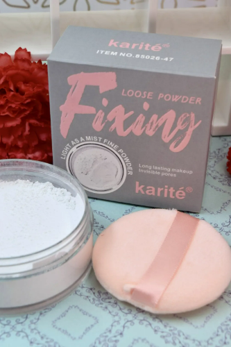 POLVO TRASLÚCIDO FIXING CAJA GRIS - KARITE
