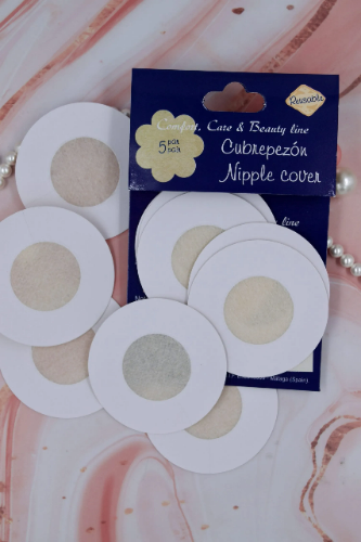 CUBREPEZONES EN TELA X 5 PPARES
