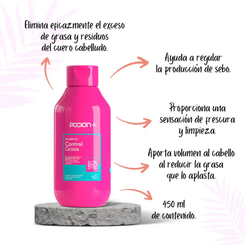 SHAMPOO CONTROL GRASA LA POCION 450ML
