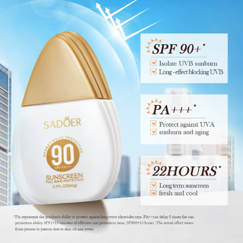 PROTECTOR SOLAR DURADERO BLANQUEANTE SPF90 - SADOER