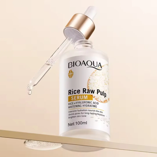 SERUM FACIAL CON EXTRACTO DE ARROZ Y ACIDO HIALURONICO