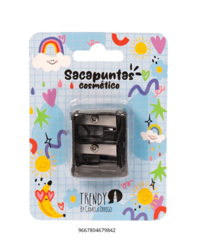 SACAPUNTAS COSMETICO DOBLE TRENDY