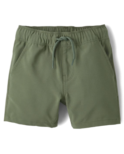 Children's Place - Pantalones Cortos - Verde Joggers