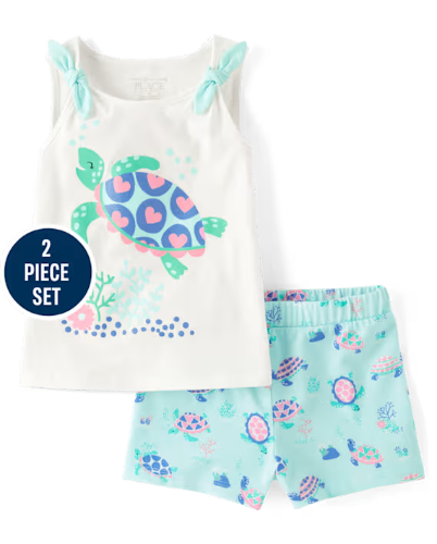 Children's Place - Conjunto - Turtle - 3T