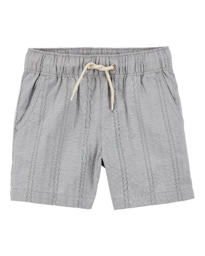 Carters - Pantalones Cortos - Gris Stripe