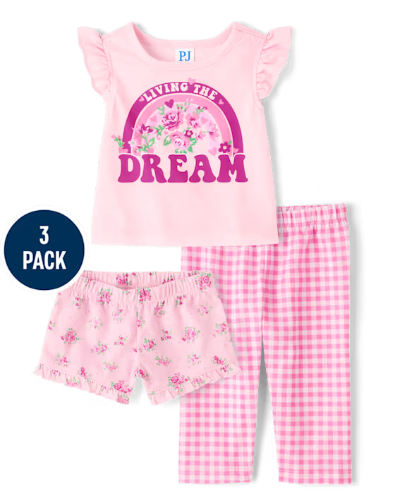 Children's Place - Conjunto de 3 - Living the Dream - 2T