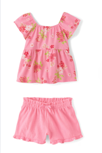 Children's Place - Conjunto - Rosada - 4T