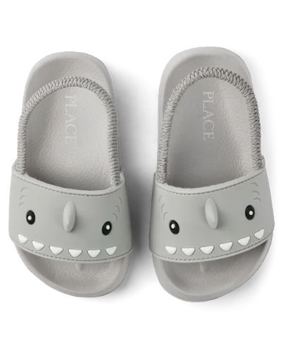 Children's Place - Sandalias - Gris Shark - 4