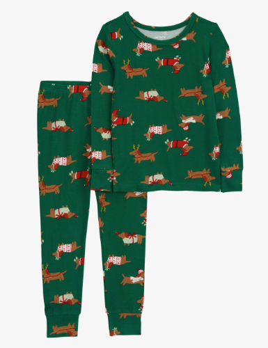 Carters - Pijamas de Navidad - Verde Perro
