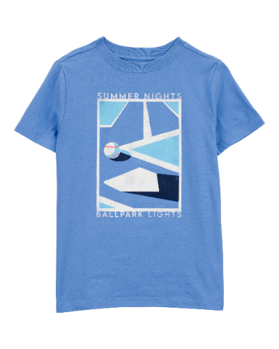 Carters - T Shirt - Baseball Azul - XS