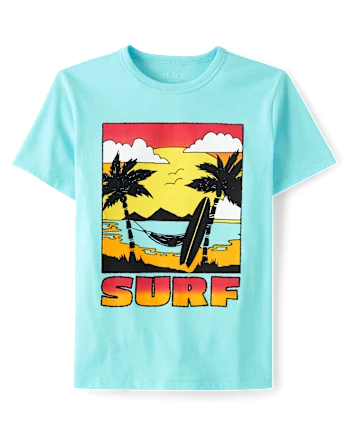 Children's Place - T Shirt - Surf -XS