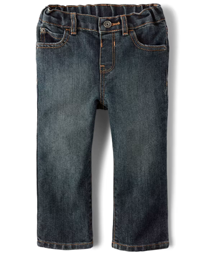 Children's Place - Jeans Straight - Dark Wash - 9-12 M