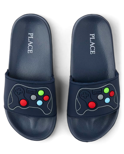 Children's Place - Sandalias - Pool Slides Gaming - Y11
