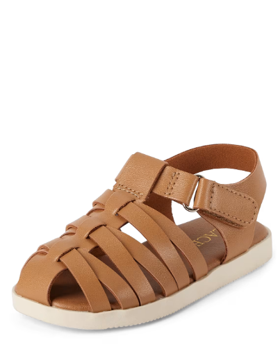 Children's Place - Sandalias - Girls Fisherman TAN - Talla 9
