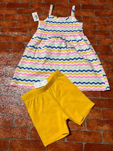 CONJUNTO-VESTIDO MAS PANTALON -TALLA 2T