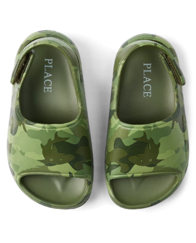 Children's Place - Sandalias - Olive Print