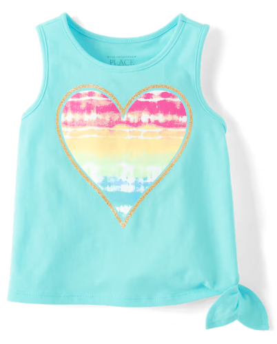 Children's Place - Camiseta - Corazon Azul