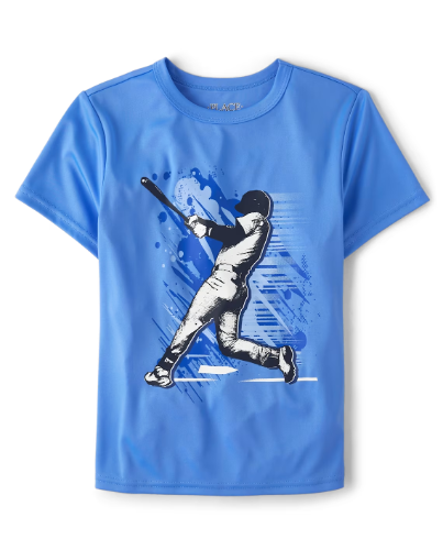 Children's Place - T Shirt - Bseball Azul - XS (4)