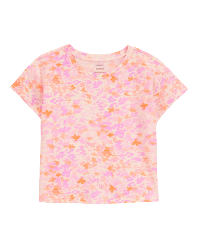Carters - T Shirt - Floral Rosada - S