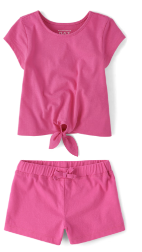 Children's Place - Conjunto de Nina - Rosada - 4T