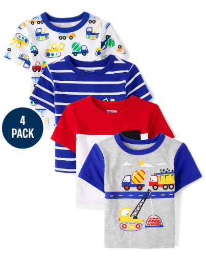Children's Place - T Shirt - Construction - C/U - 18-24 M