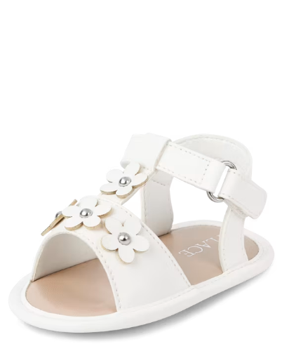 Children's Place - Zapatos - Blanco Flora - 0-3 M
