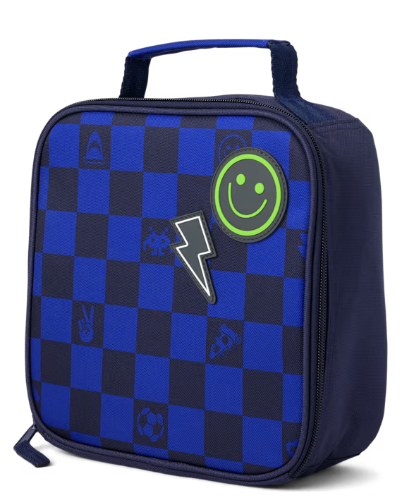 Children's Place - Lunchera - Checkered Azul