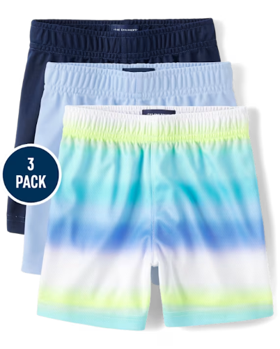 Children's Place - Pantalones Cortos 3 Pck - Bubbly Blue