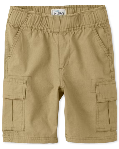Children's Place - Pantalones Cortos - Tan Cargo