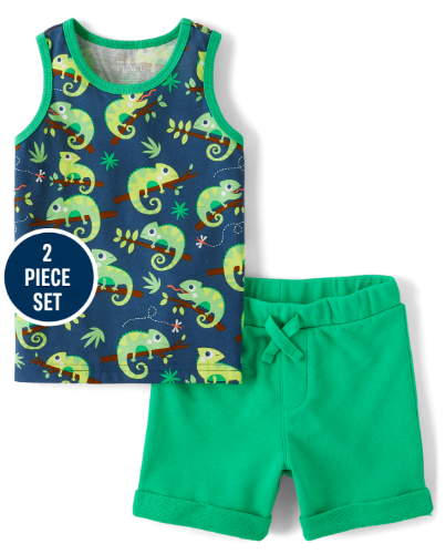 Children's Place - Conjunto de Nino - Lizard Verde