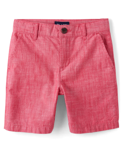 Children's Place - Pantalones Cortos - Rojo - Talla 5
