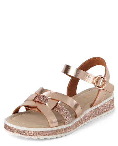 Children's Place - Sandalias - Rose Gold - Youth 1