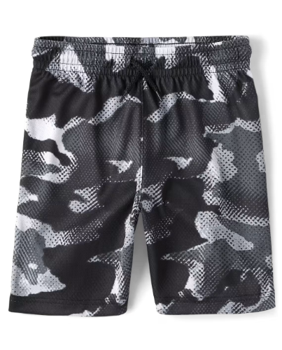 Children's Place - Basketball - Pantalones Cortos - Negro Pattern - M(7/8)