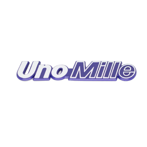 EMBLEMA AZUL FIAT UNO MILLE