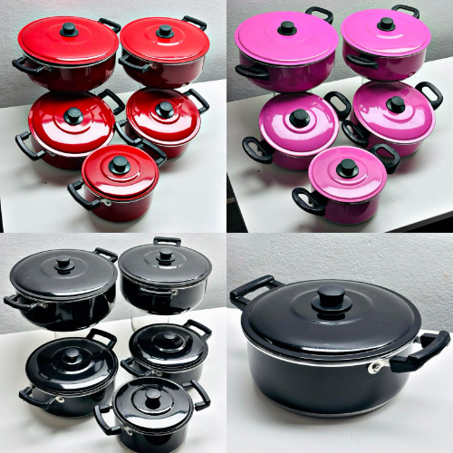 Set de Ollas aluminio 5 piezas